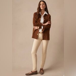 J McLaughlin Slim Leg Mid Rise 5-Pocket Khaki Jeans 6